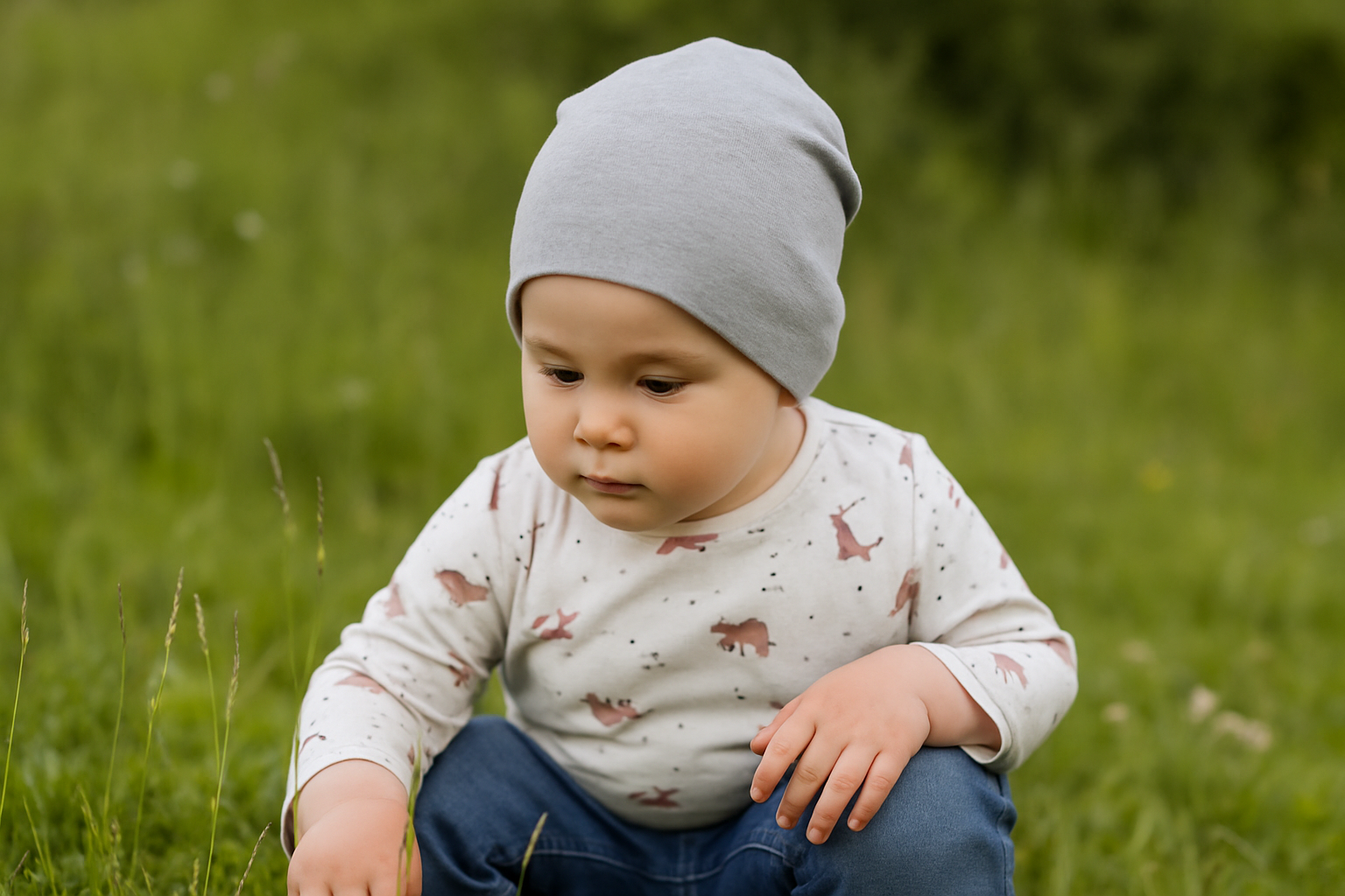 dětská jarní čepice