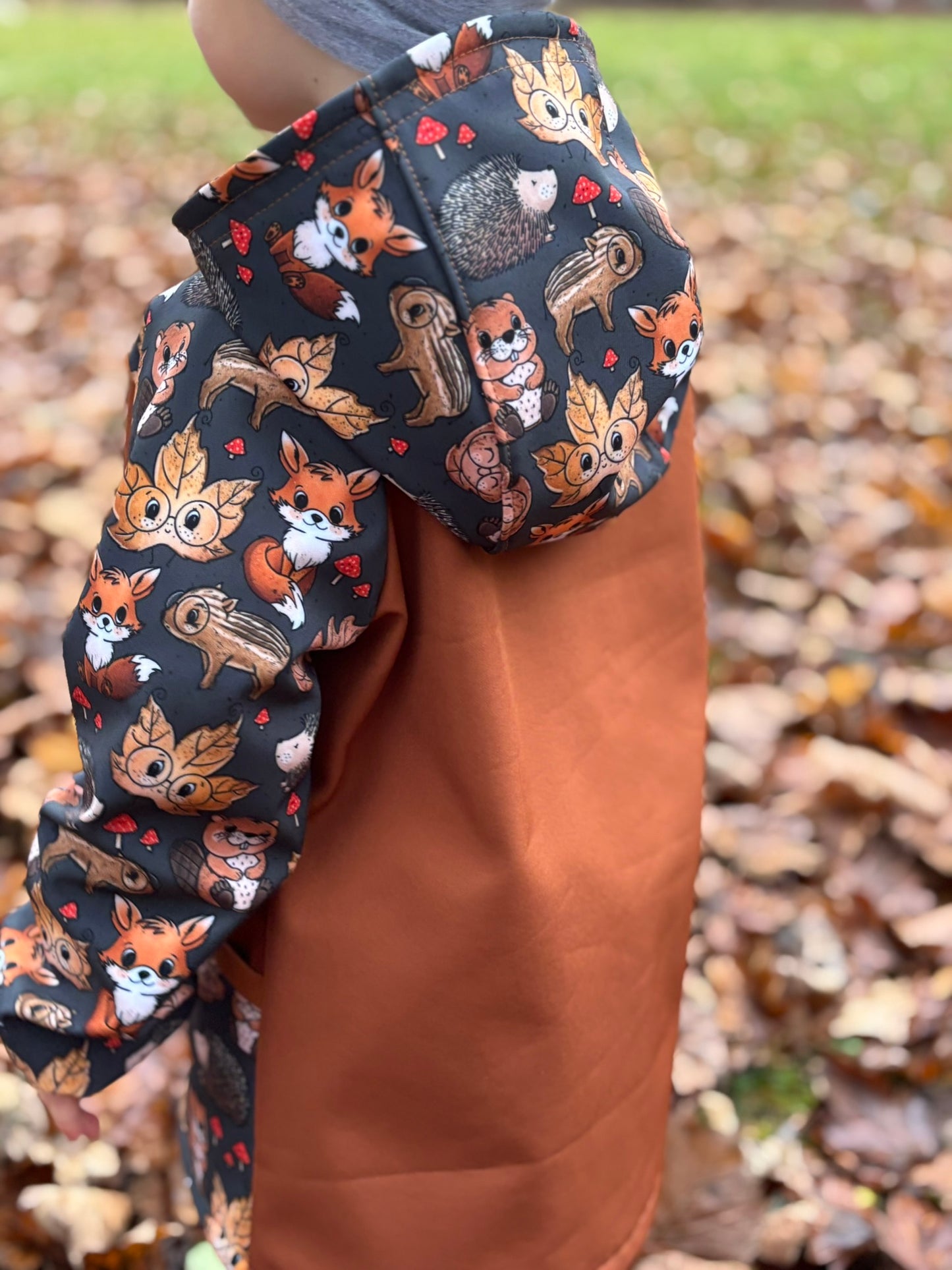 Dětská softshellová bunda- vel. 74-152 PDF střih