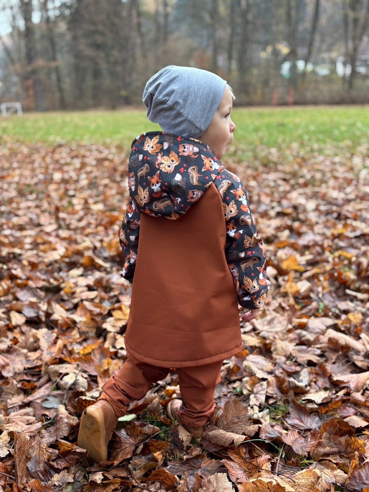 Dětská softshellová sada bunda a kalhoty - PDF střihy