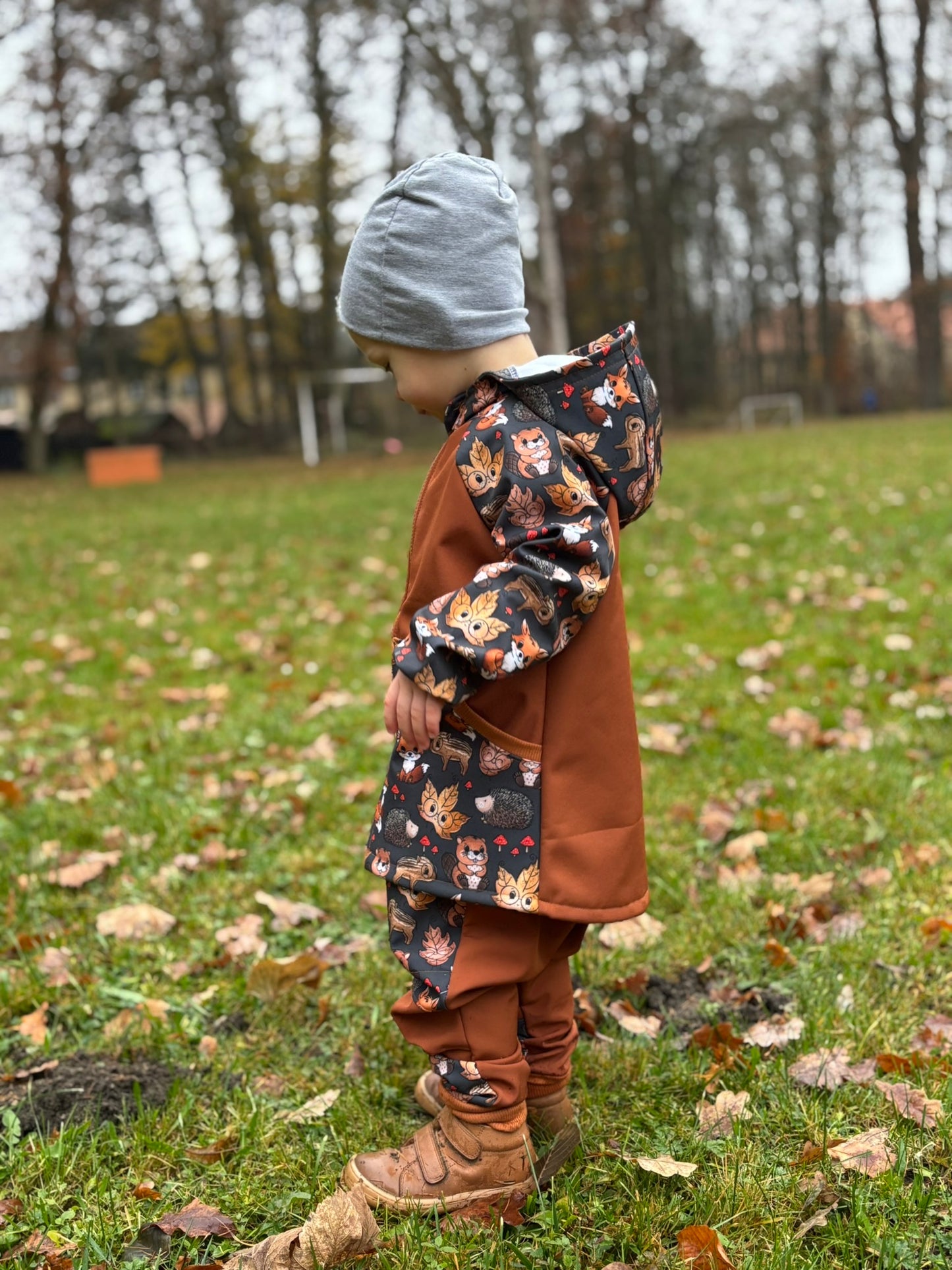 Dětská softshellová sada bunda a kalhoty - PDF střihy