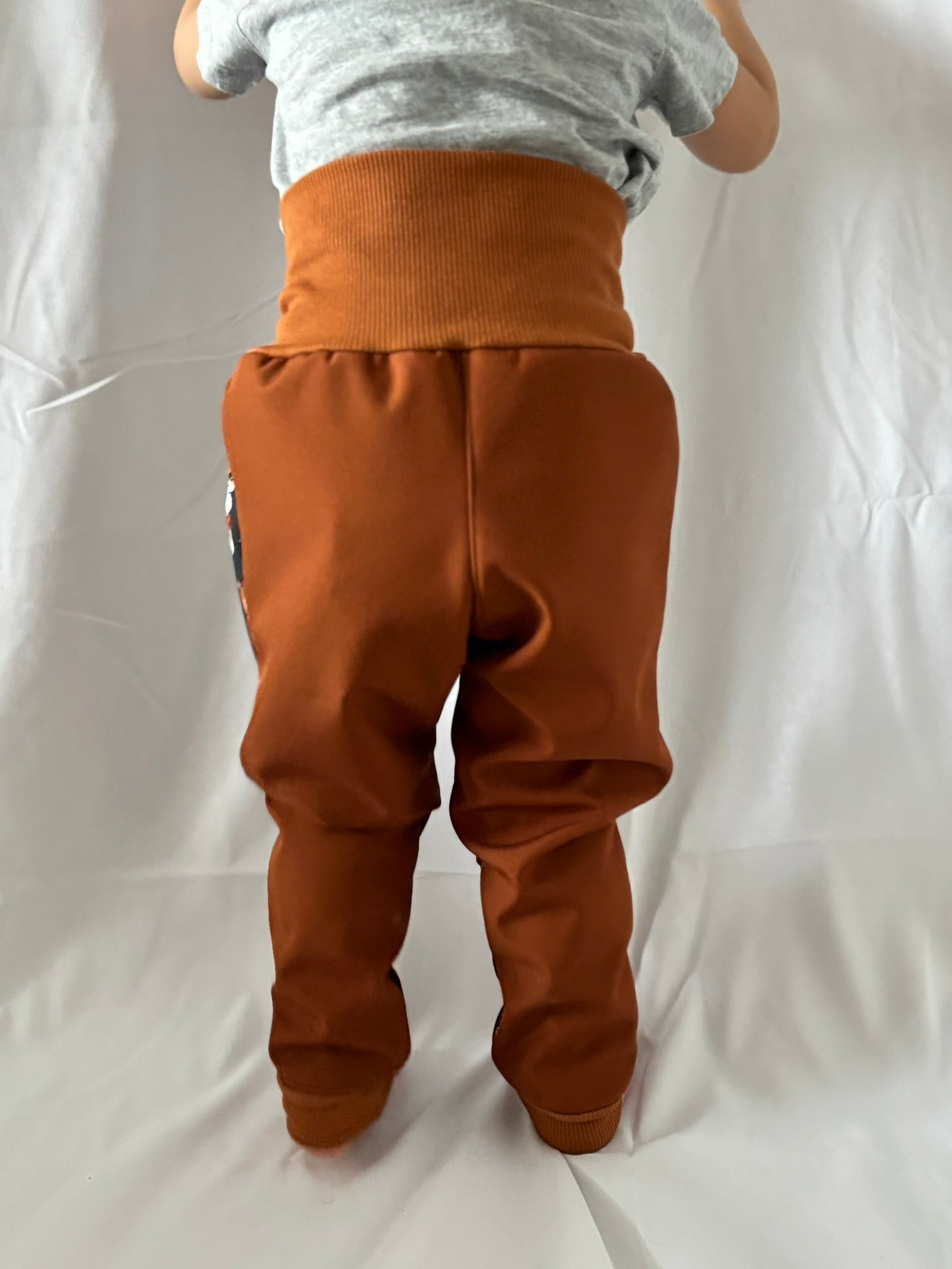 Dětské softshellové kalhoty- vel. 68-146 PDF střih