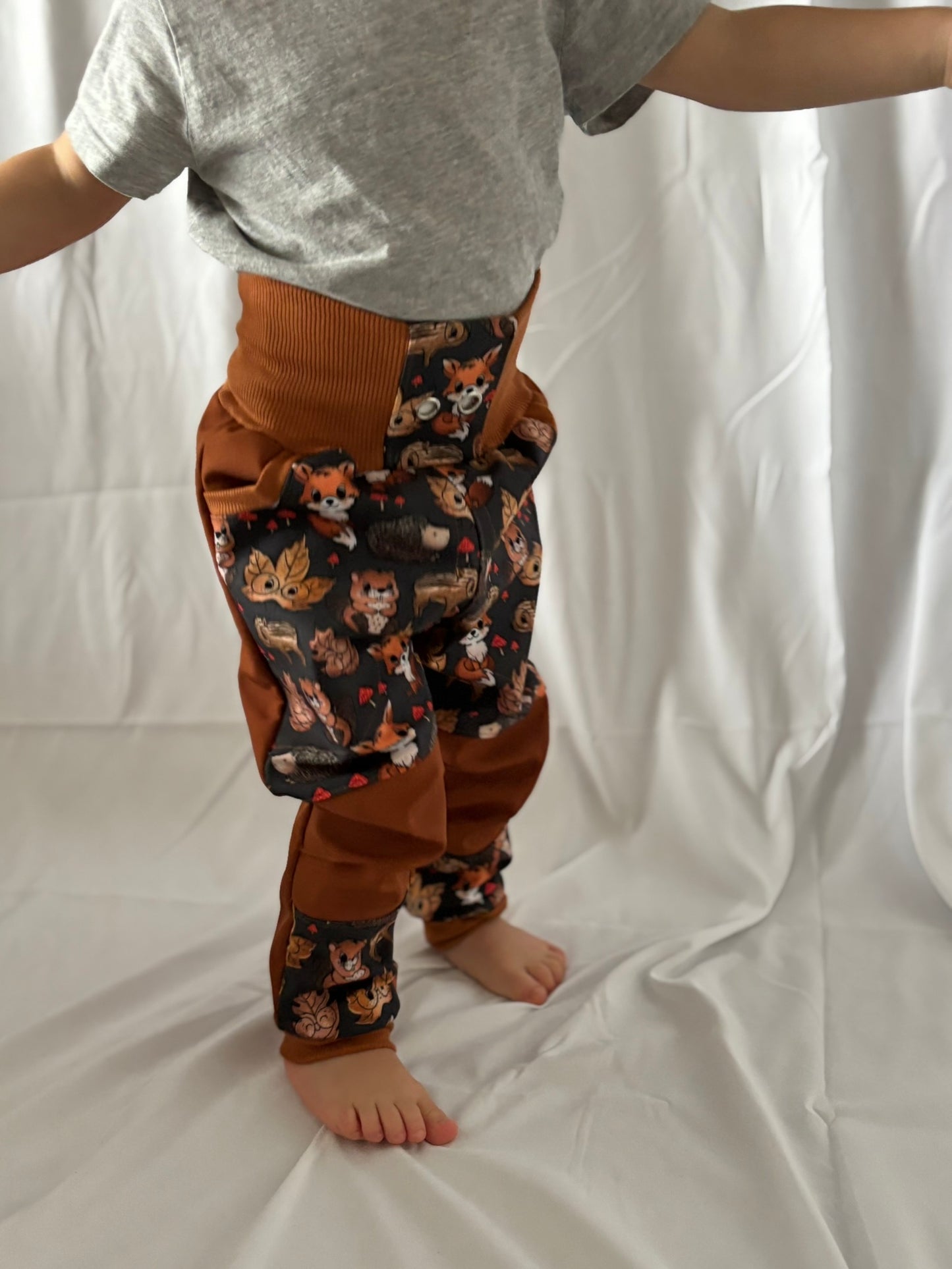 Dětské softshellové kalhoty- vel. 68-146 PDF střih