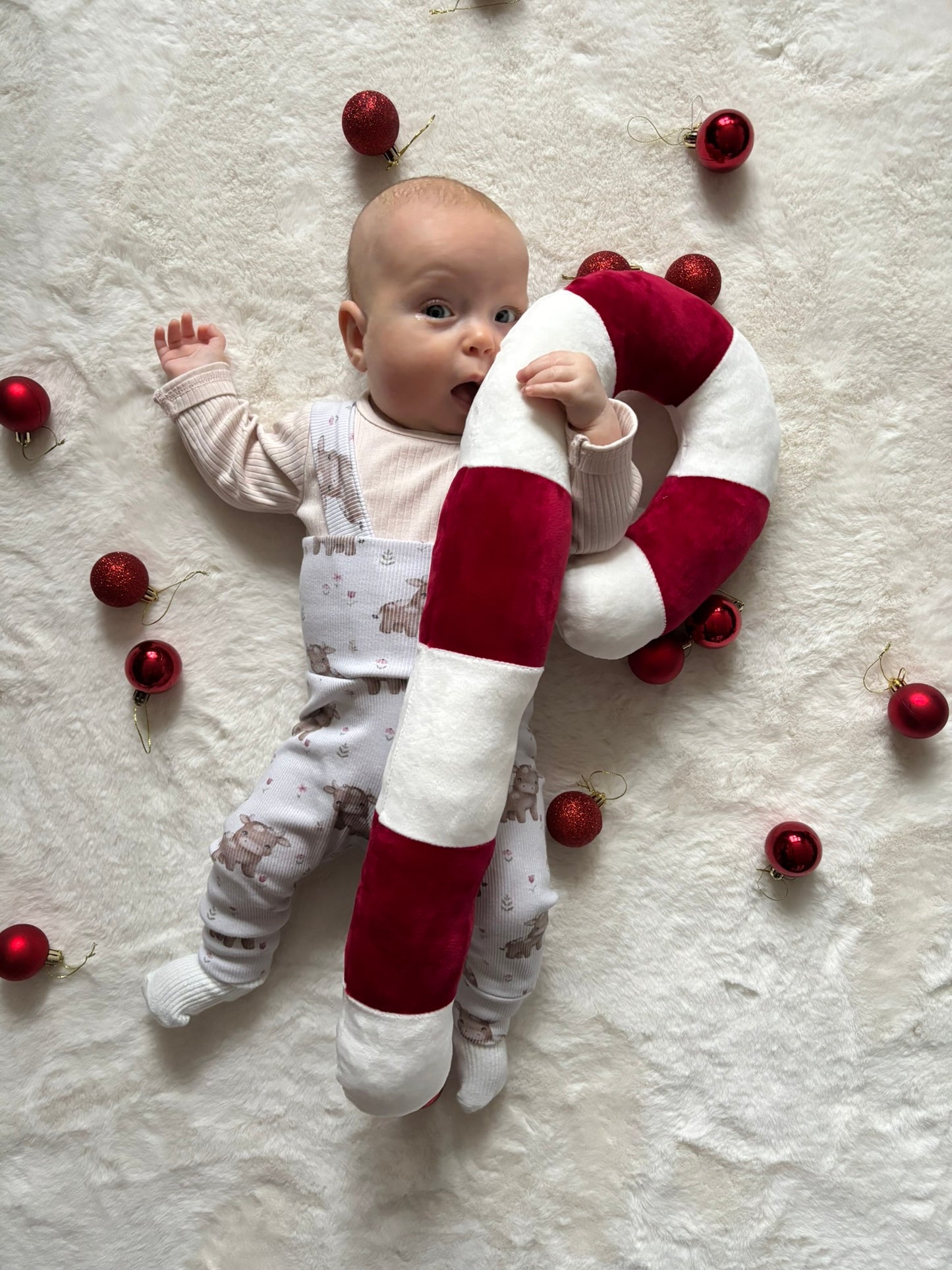 Polštářek cukrová hůlka- PDF střih