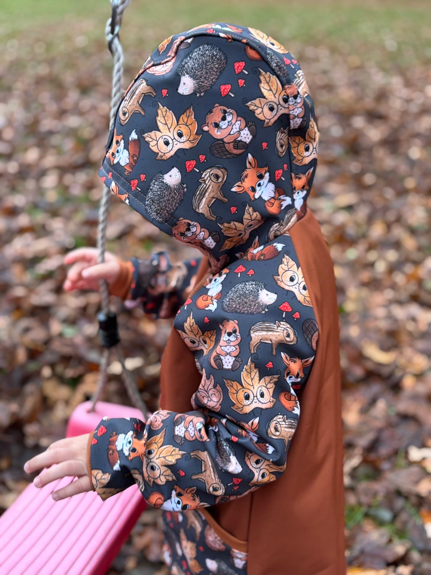 Dětská softshellová sada bunda a kalhoty - PDF střihy